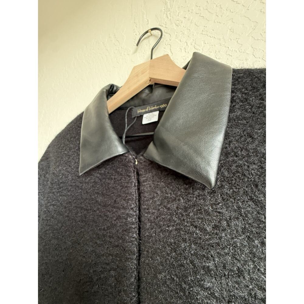 House of Harlow 1960 Women's Capelet with Leather Collar - One Size Fits All - Picture 2 of 9